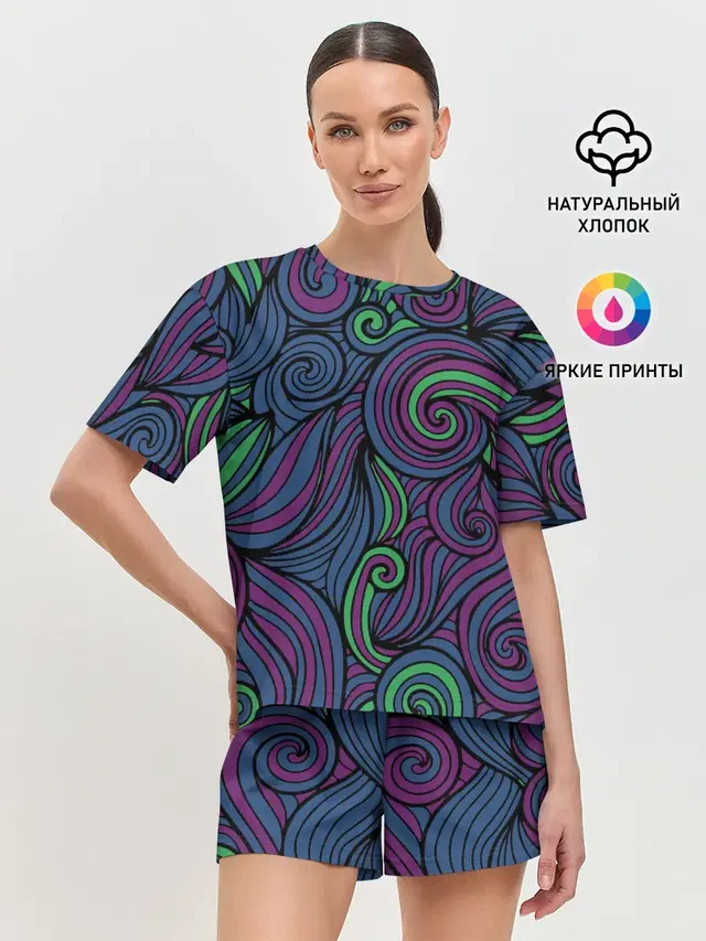 Женская пижама с шортами