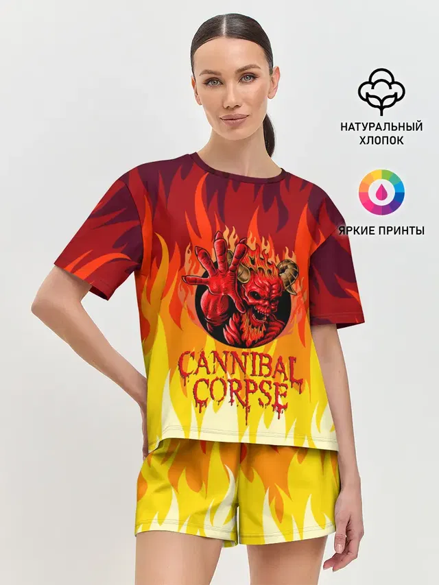 Женская пижама с шортами