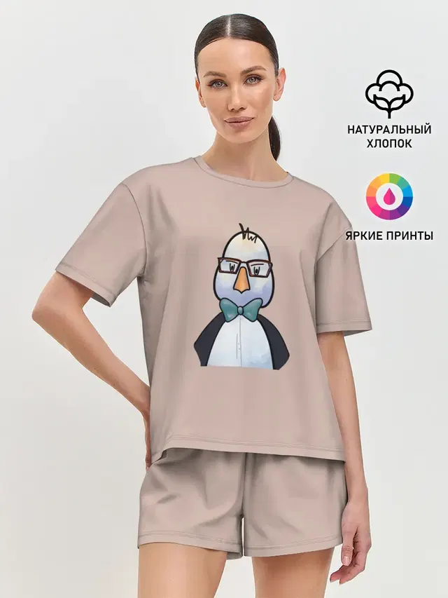 Женская пижама с шортами