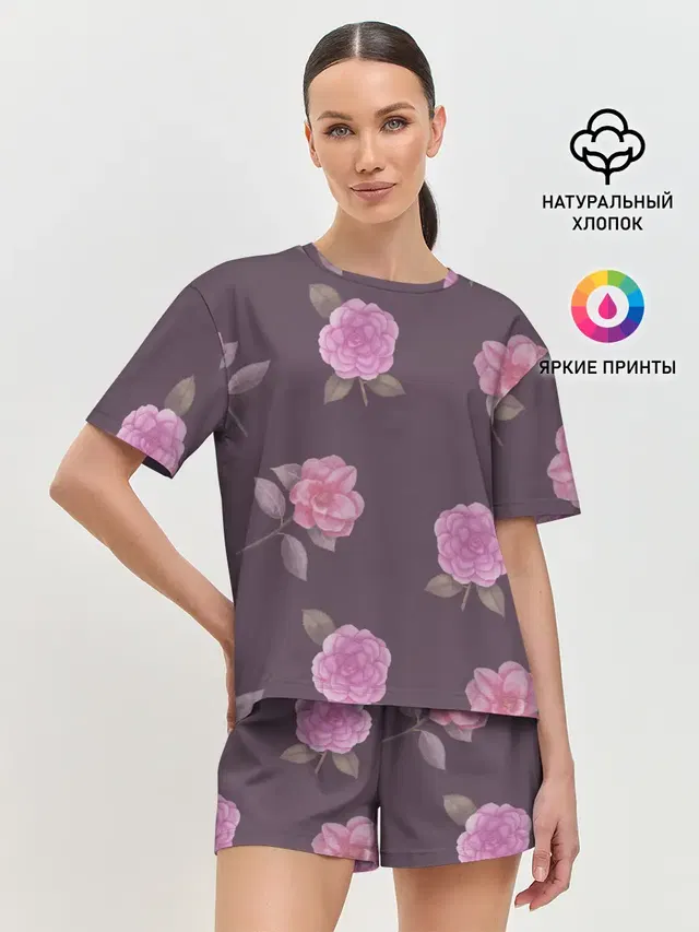 Женская пижама с шортами