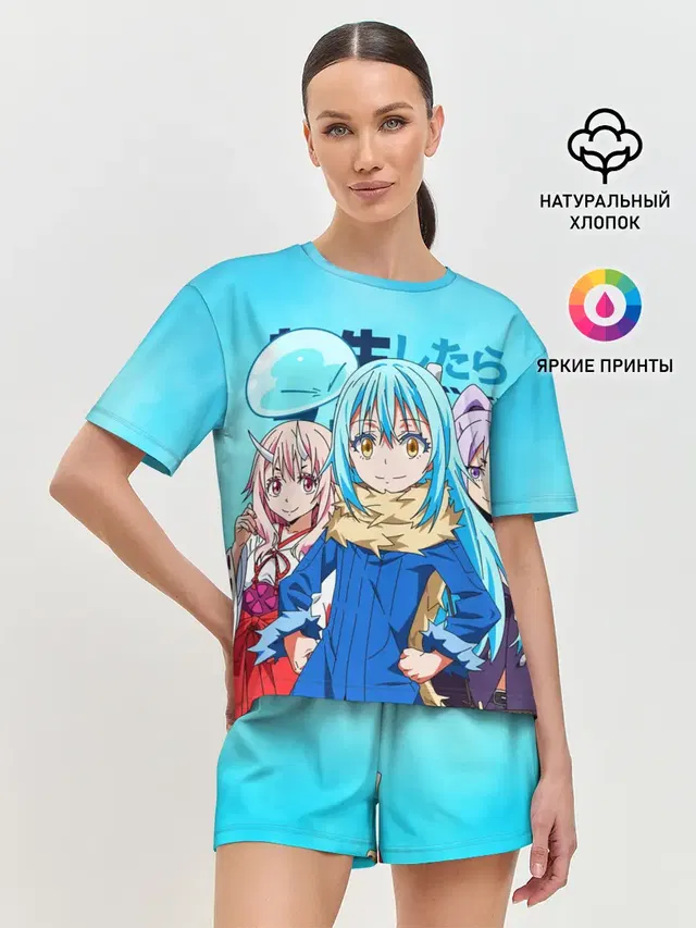 Женская пижама с шортами