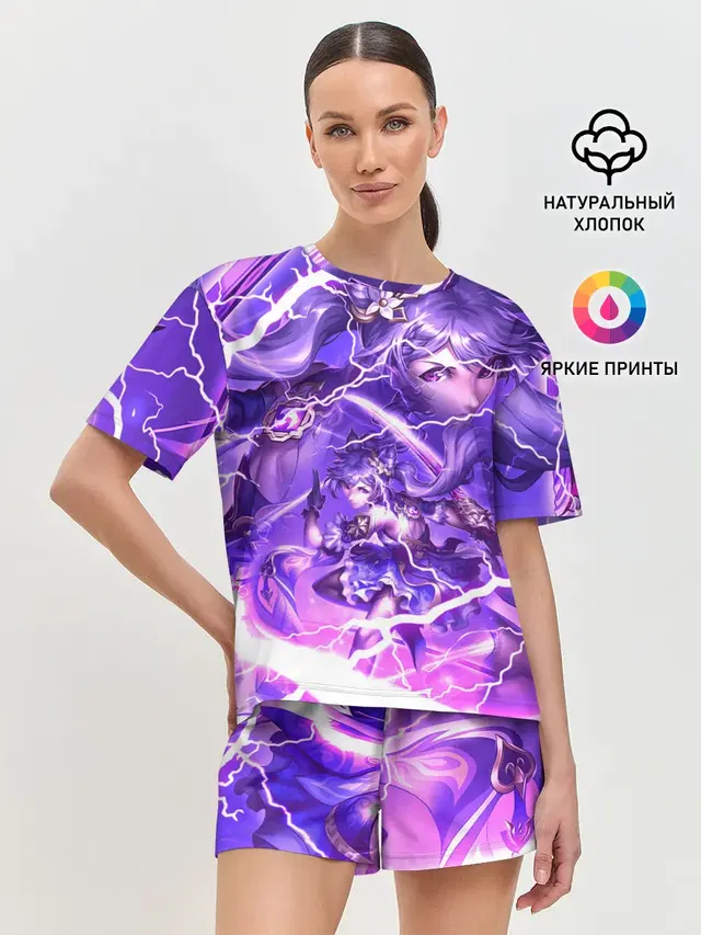 Женская пижама с шортами