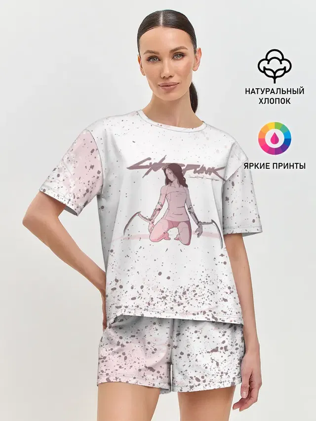 Женская пижама с шортами