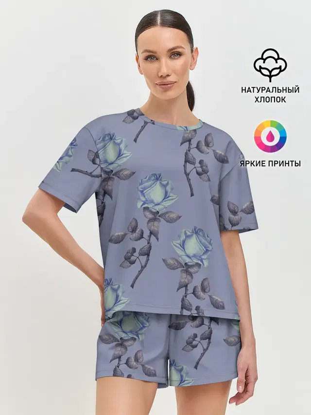 Женская пижама с шортами