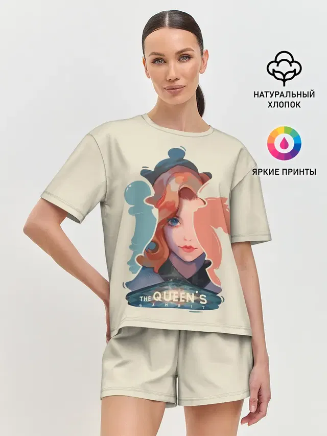 Женская пижама с шортами