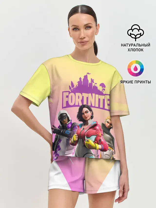 Женская пижама с шортами