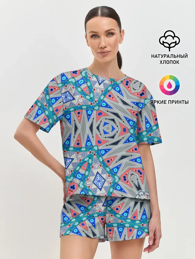 Женская пижама с шортами