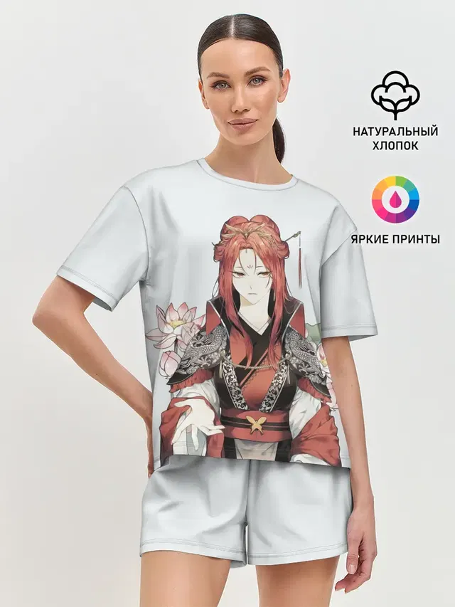 Женская пижама с шортами