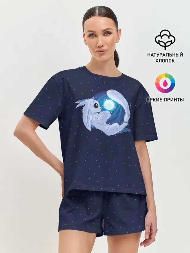 Женская пижама с шортами