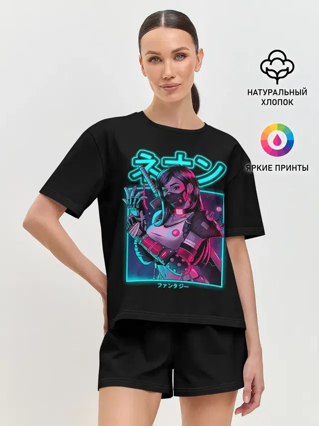 Женская пижама с шортами