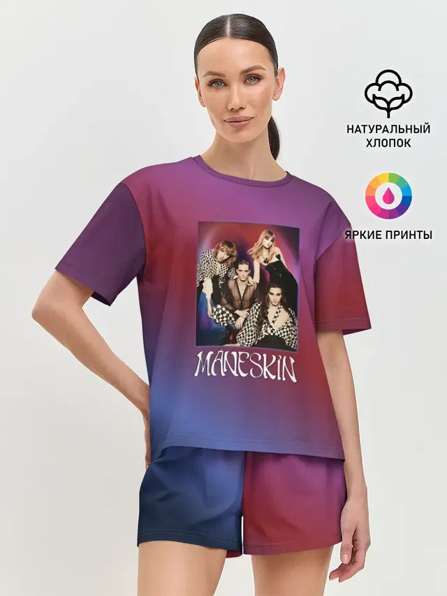Женская пижама с шортами