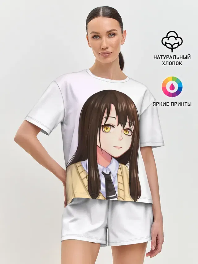 Женская пижама с шортами