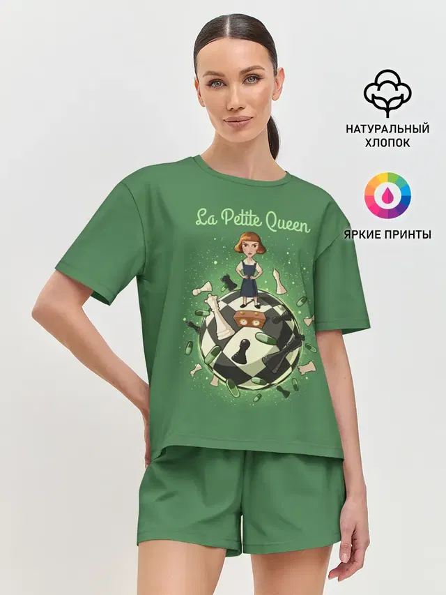 Женская пижама с шортами