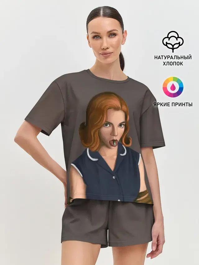 Женская пижама с шортами