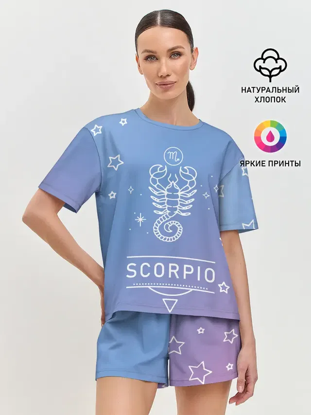 Женская пижама с шортами