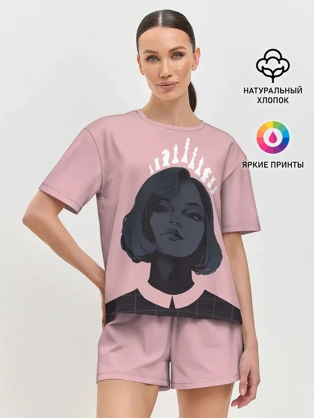 Женская пижама с шортами