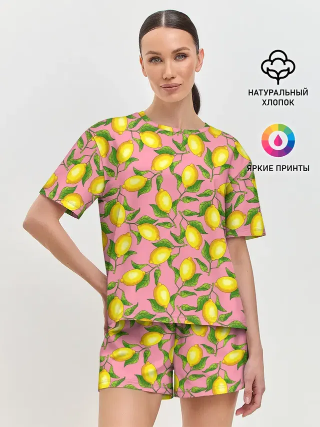 Женская пижама с шортами