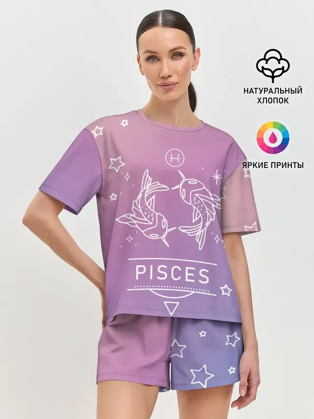 Женская пижама с шортами