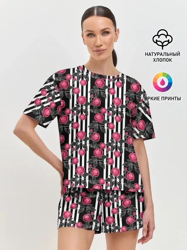 Женская пижама с шортами
