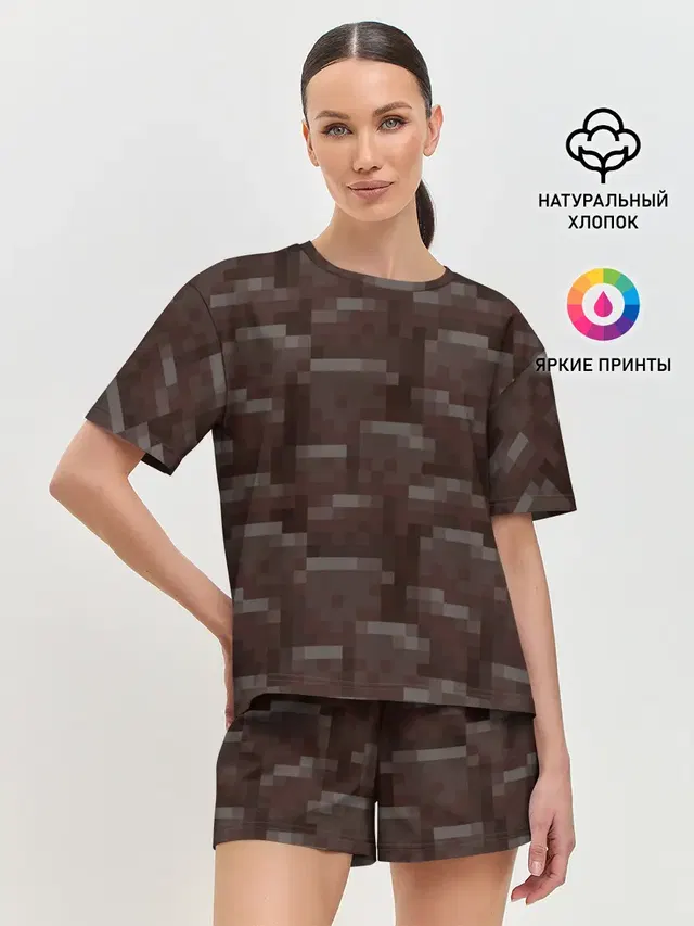 Женская пижама с шортами