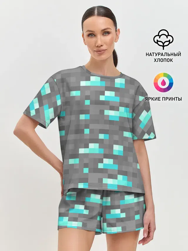 Женская пижама с шортами