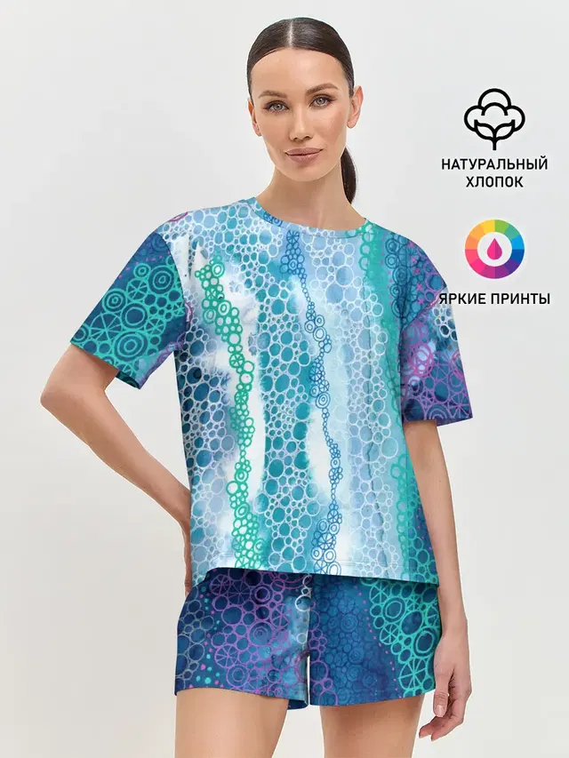 Женская пижама с шортами