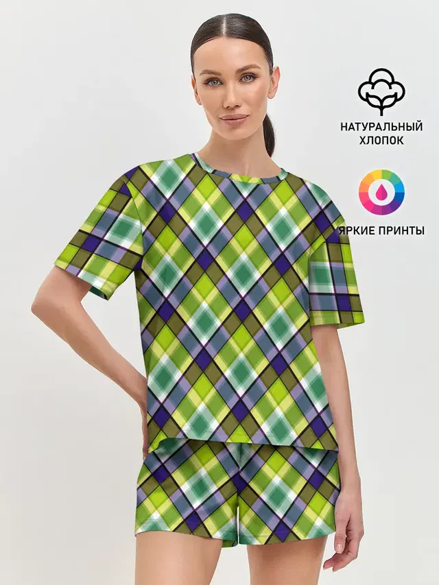 Женская пижама с шортами