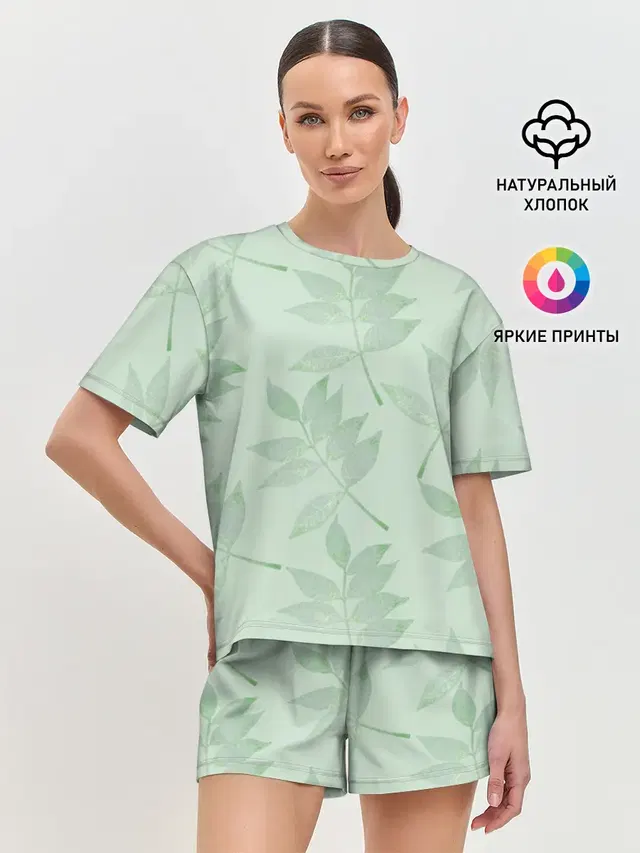 Женская пижама с шортами