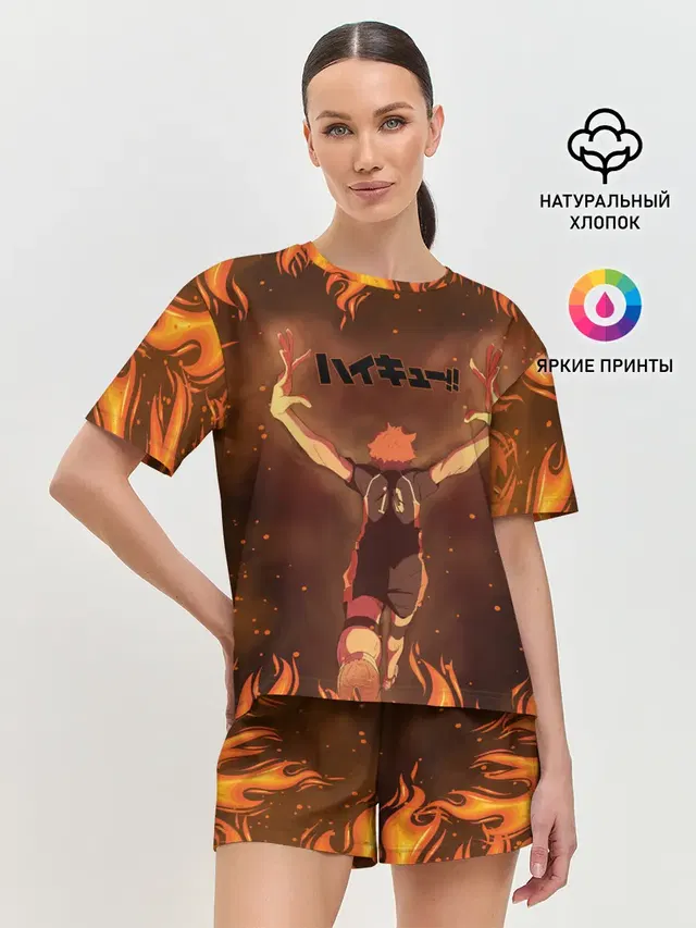 Женская пижама с шортами