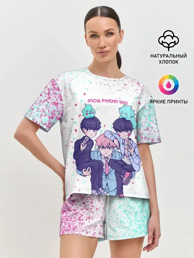 Женская пижама с шортами
