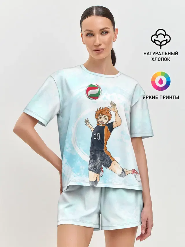 Женская пижама с шортами