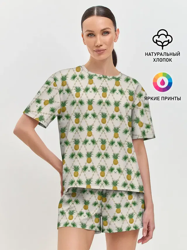 Женская пижама с шортами