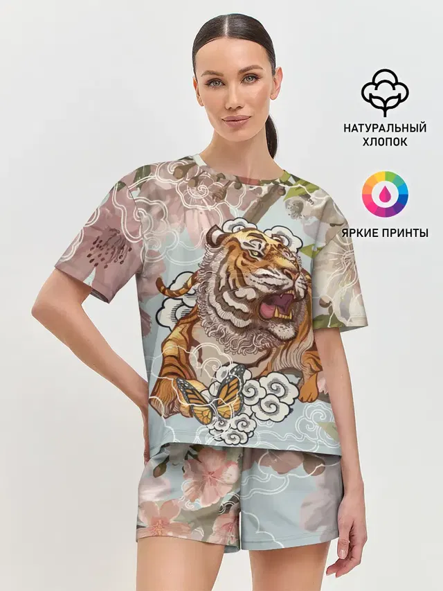 Женская пижама с шортами