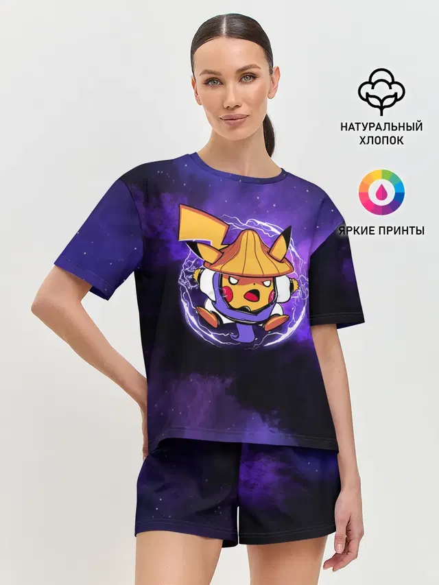 Женская пижама с шортами