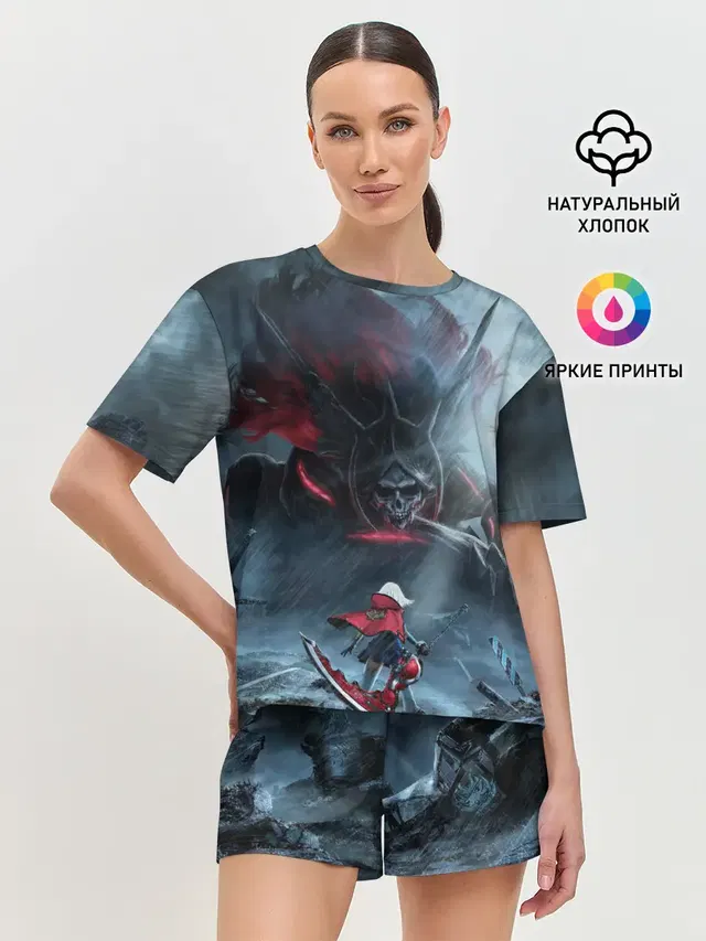 Женская пижама с шортами