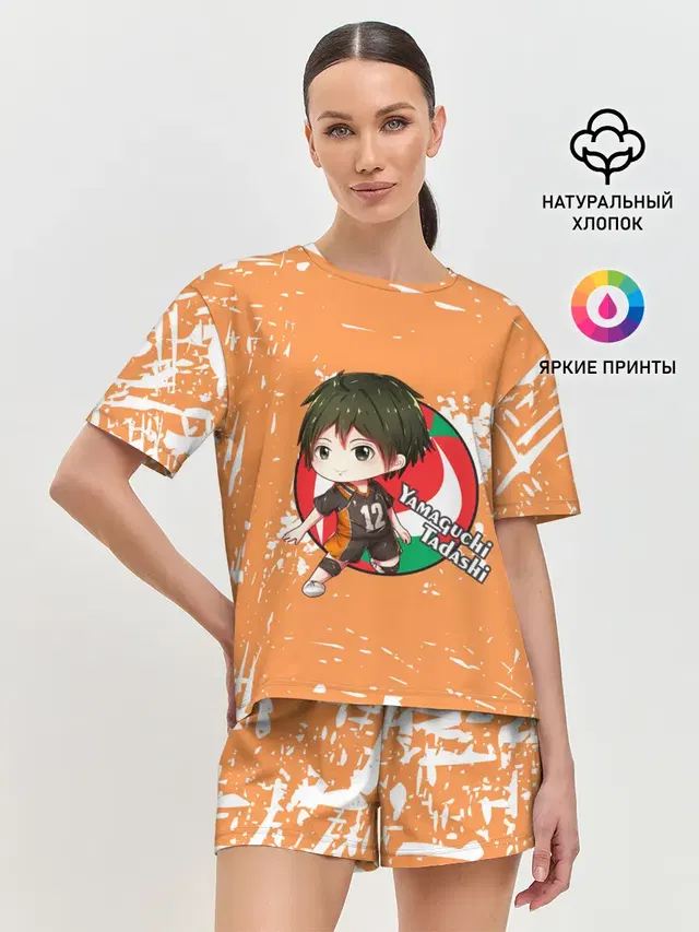 Женская пижама с шортами