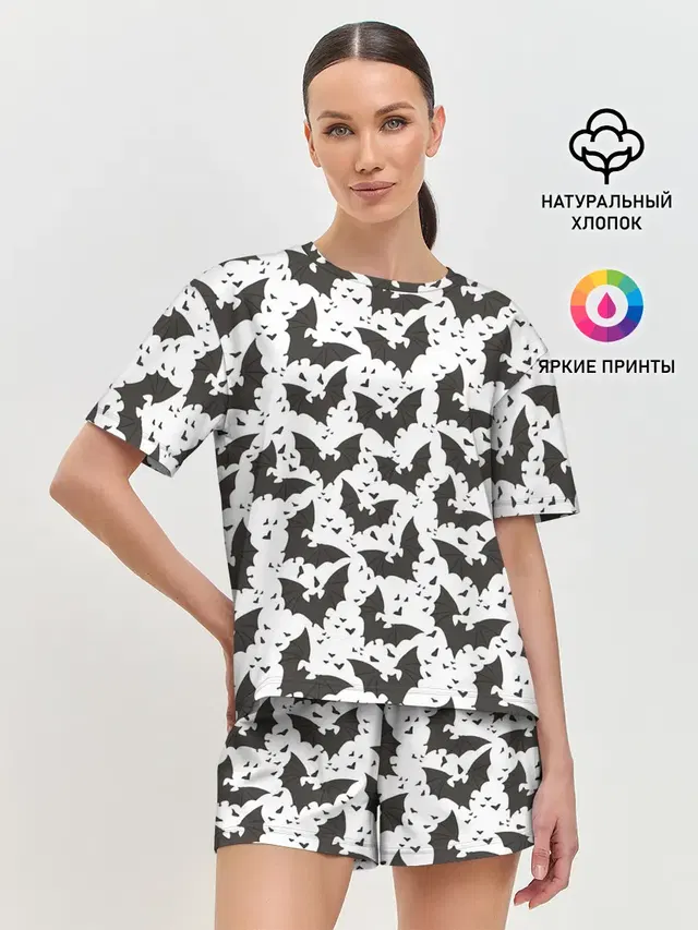 Женская пижама с шортами