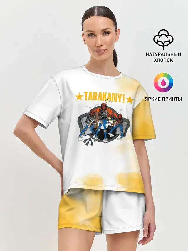 Женская пижама с шортами