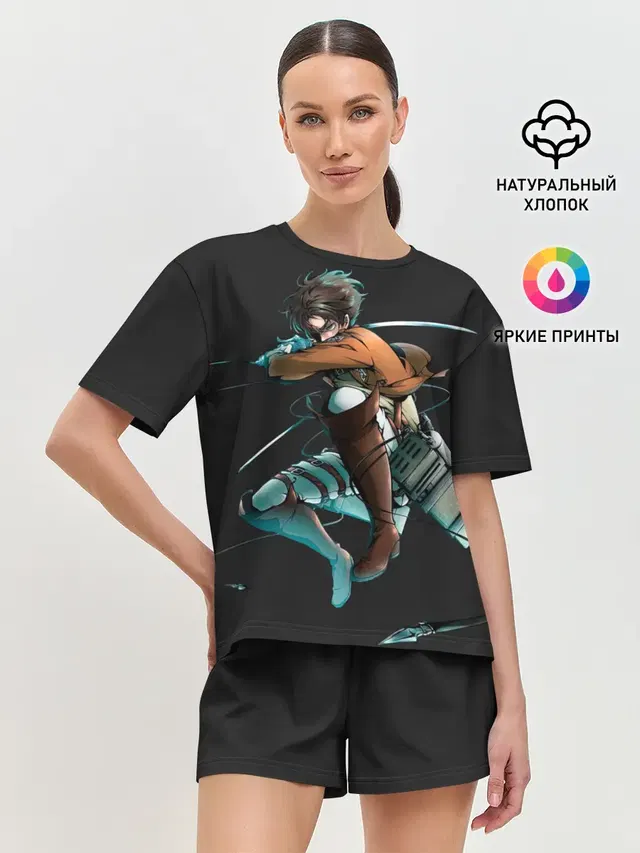 Женская пижама с шортами
