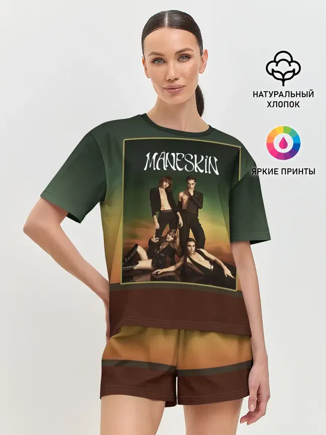 Женская пижама с шортами