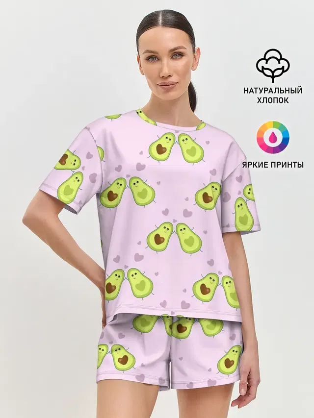Женская пижама с шортами