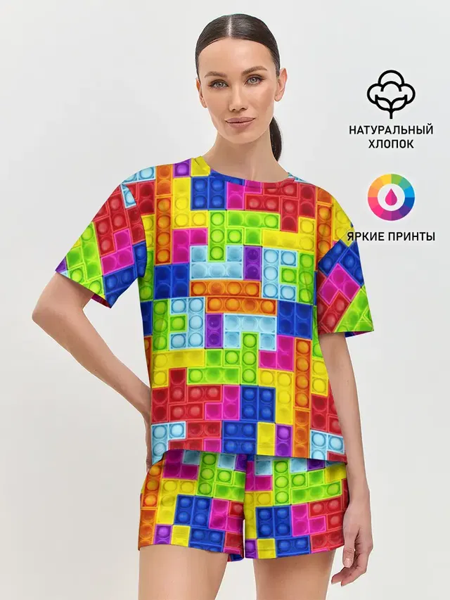 Женская пижама с шортами