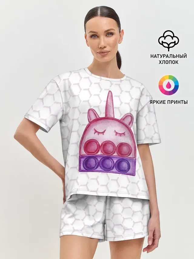 Женская пижама с шортами