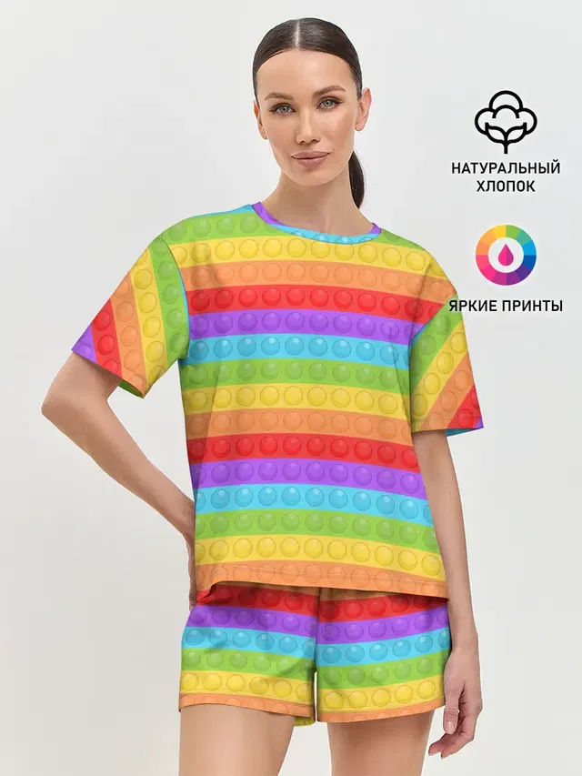 Женская пижама с шортами