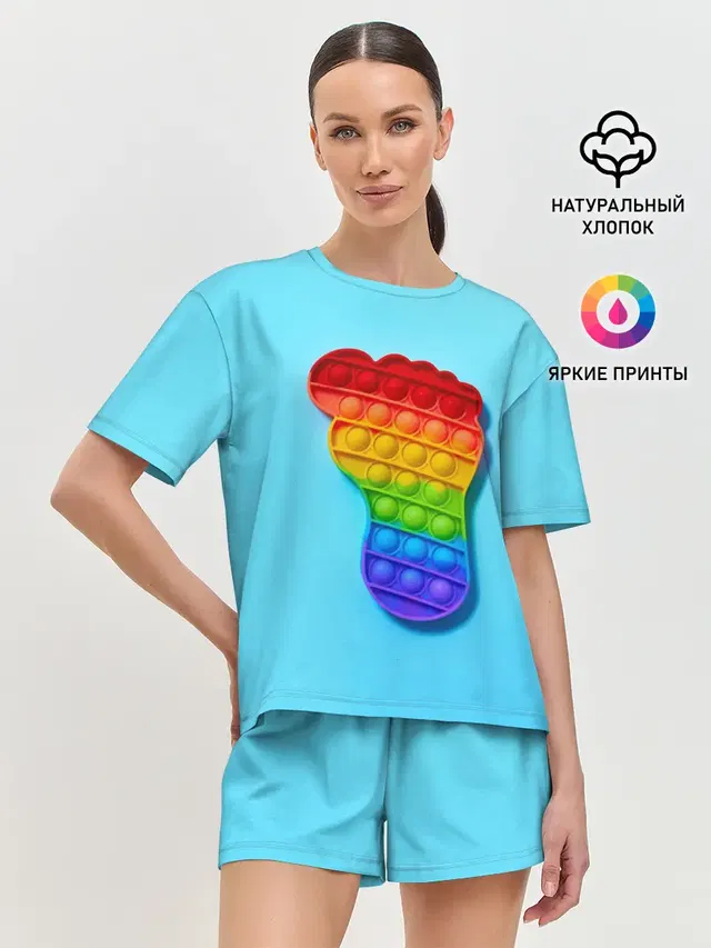 Женская пижама с шортами