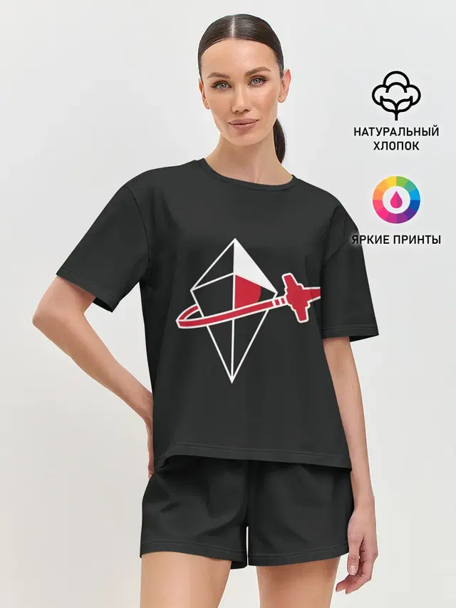 Женская пижама с шортами