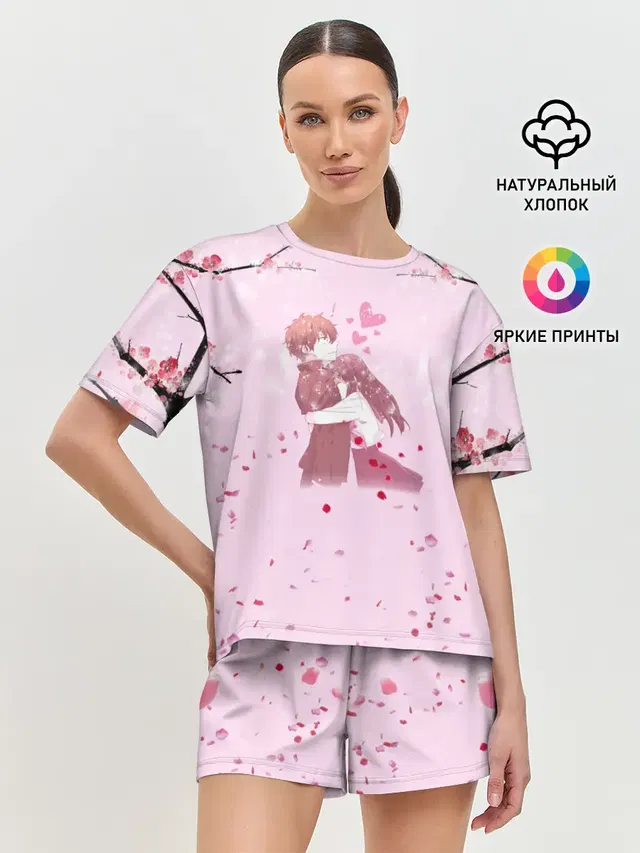 Женская пижама с шортами