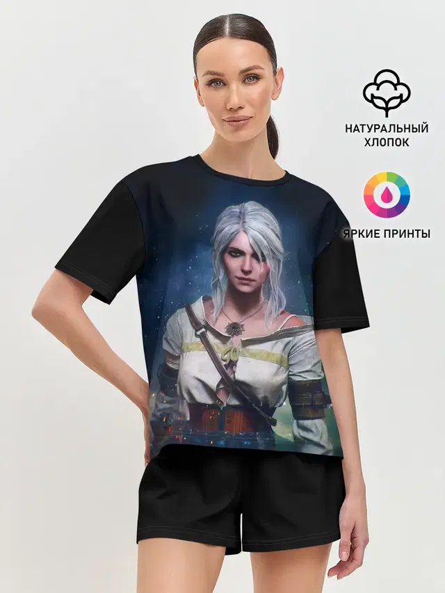 Женская пижама с шортами