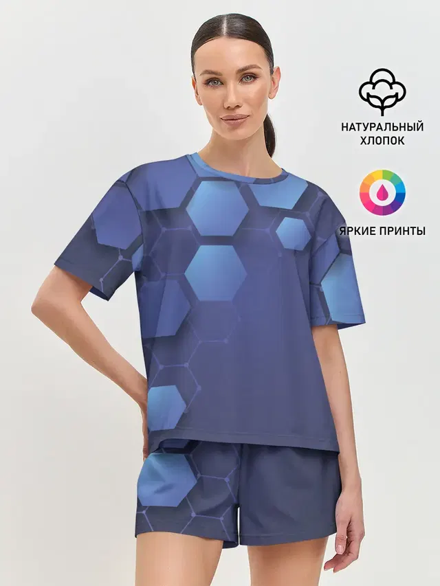 Женская пижама с шортами