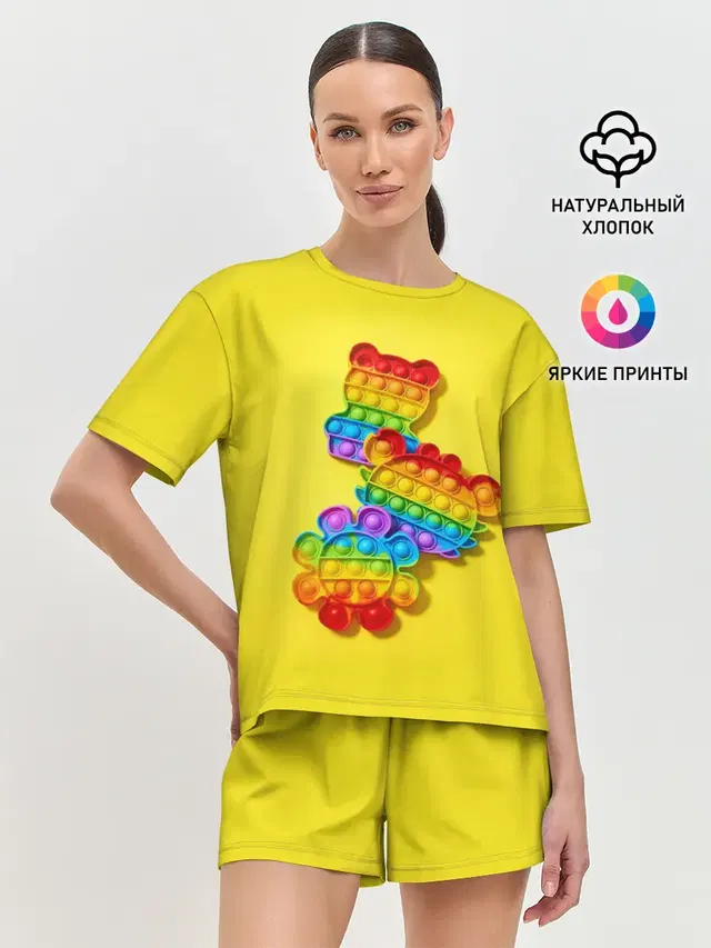 Женская пижама с шортами